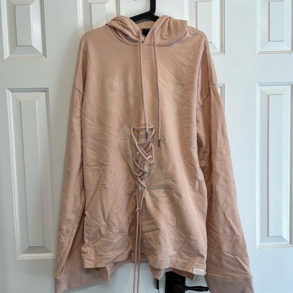 Puma fenty Rihanna pink hoodie dress